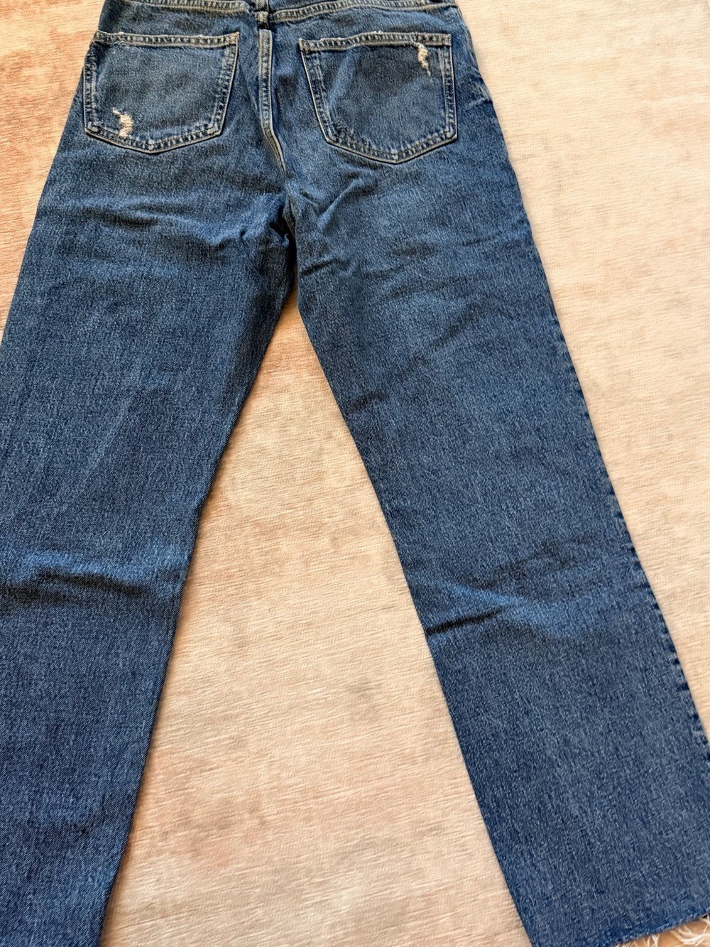 Zara Blue Kick Flare Jeans Size 6 - Picture 6 of 9